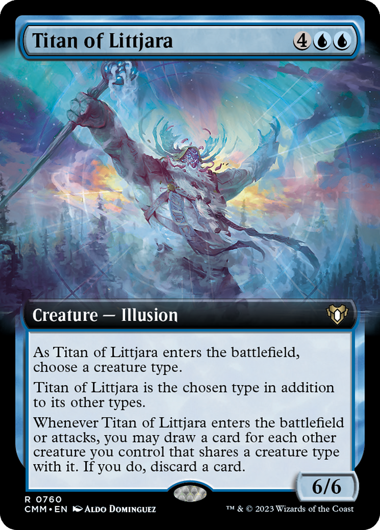 Titan of Littjara (Extended Art) [Commander Masters] | Good Games Cannington
