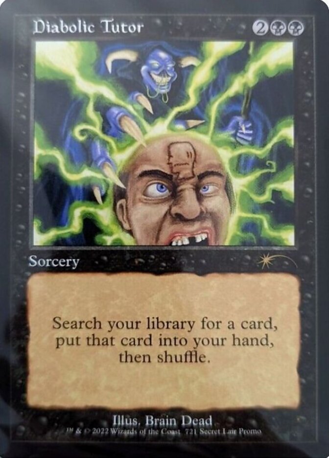 Diabolic Tutor (Retro) [Secret Lair Drop Promos] | Good Games Cannington