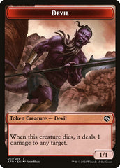 Devil // Boo Double-Sided Token [Dungeons & Dragons: Adventures in the Forgotten Realms Tokens] | Good Games Cannington
