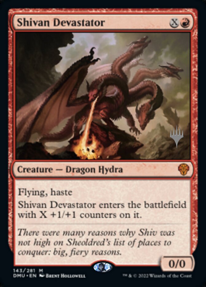 Shivan Devastator (Promo Pack) [Dominaria United Promos] | Good Games Cannington