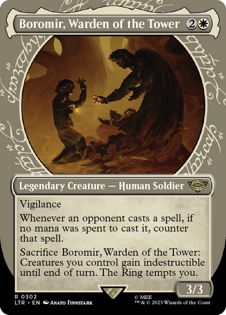 Boromir, Warden of the Tower (Showcase Ring Frame) [The Lord of the Rings: Tales of Middle-Earth] | Good Games Cannington