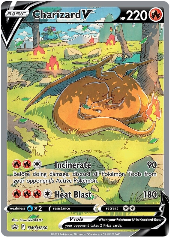 Charizard V (SWSH260) [Sword & Shield: Black Star Promos] | Good Games Cannington