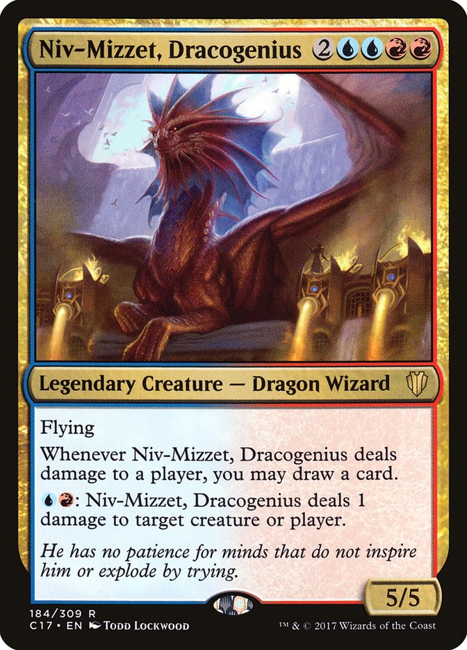 Niv-Mizzet, Dracogenius 184/309 (Commander 2017)  | Good Games Cannington