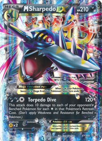 M Sharpedo EX (XY200) (Jumbo Card) [XY: Black Star Promos] | Good Games Cannington