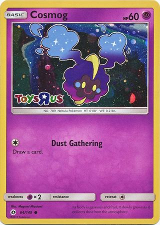 Cosmog (64/149) (Toys R Us Promo) [Sun & Moon: Base Set] | Good Games Cannington