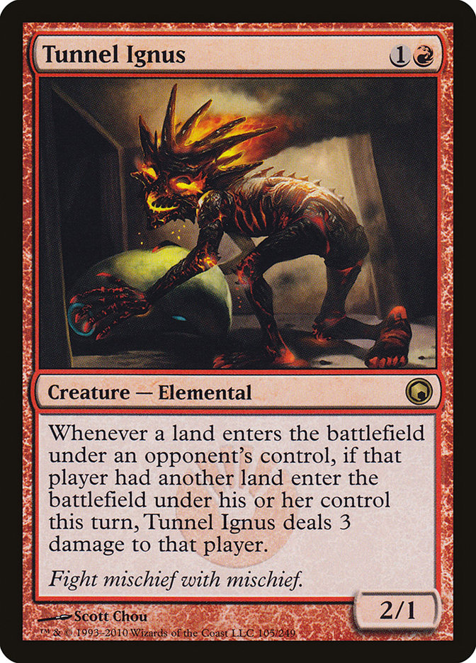Tunnel Ignus 105 (Scars of Mirrodin)  | Good Games Cannington