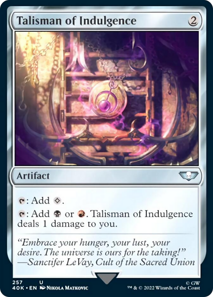 Talisman of Indulgence [Warhammer 40,000] | Good Games Cannington