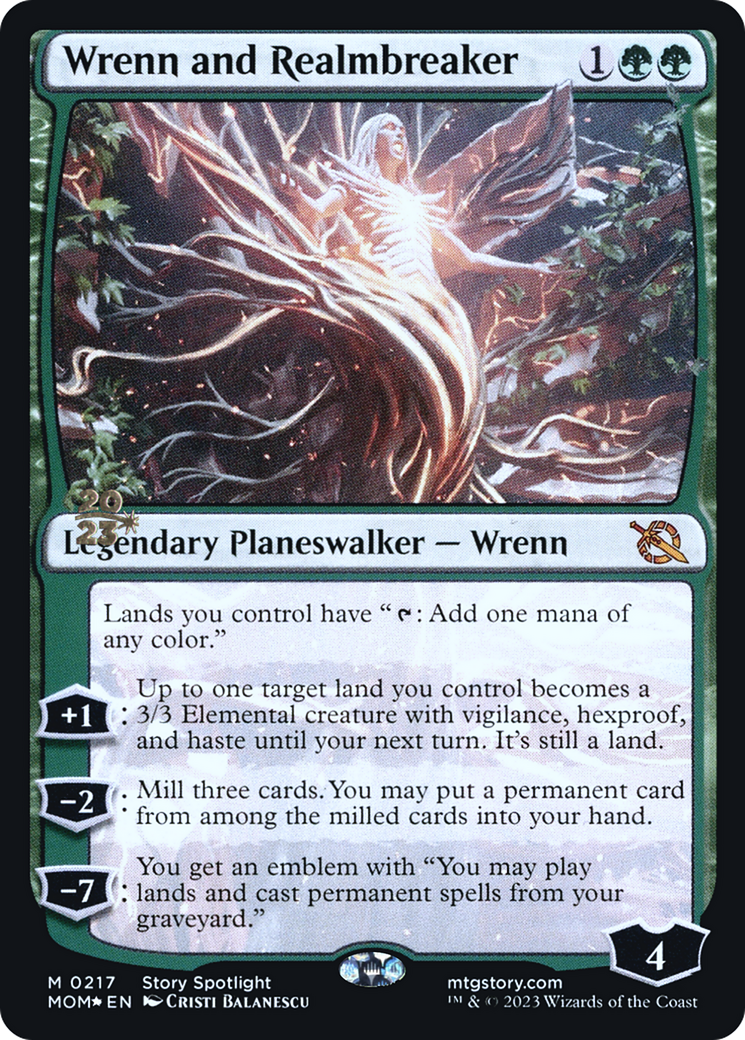 Wrenn and Realmbreaker [March of the Machine Prerelease Promos] | Good Games Cannington
