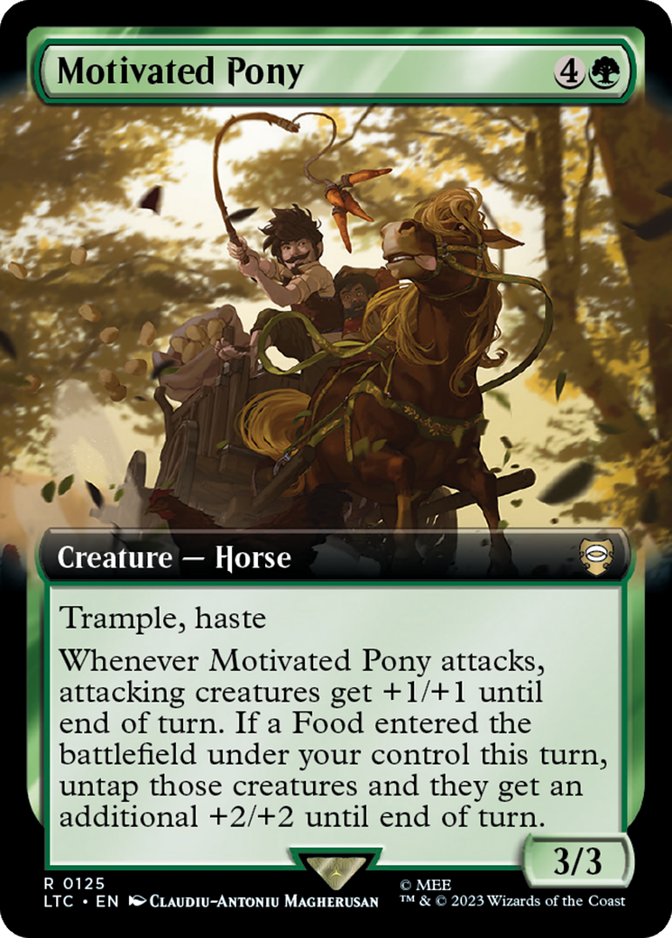 Motivated Pony (Extended Art) [The Lord of the Rings: Tales of Middle-Earth Commander] | Good Games Cannington