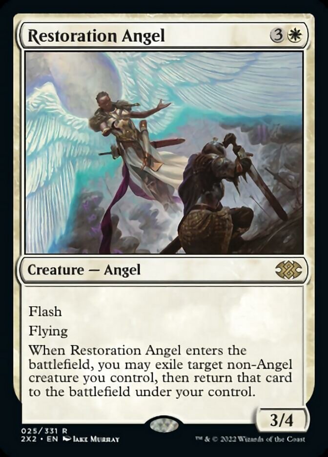 Restoration Angel [Double Masters 2022] | Good Games Cannington