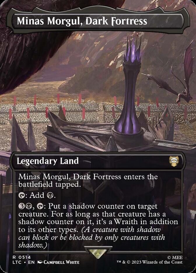 Minas Morgul, Dark Fortress 514 (Commander: The Lord of the Rings: Tales of Middle-earth)  - Foil | Good Games Cannington