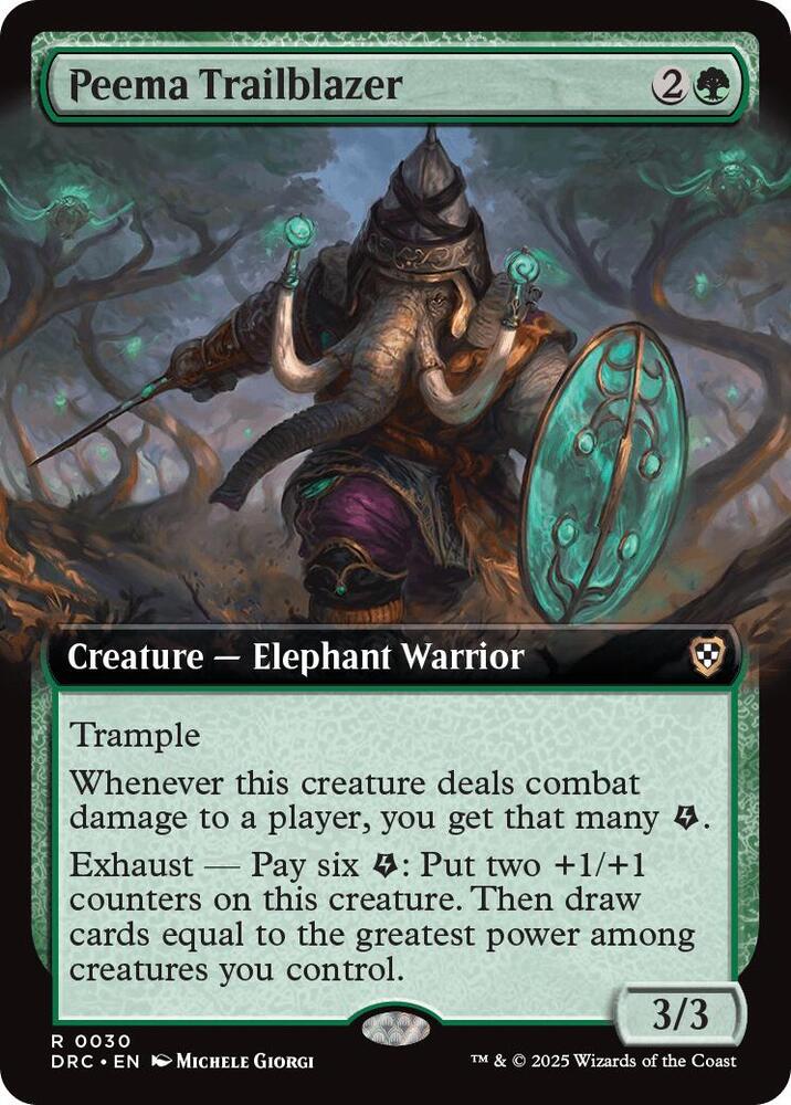 Peema Trailblazer 30/187 (Commander: Aetherdrift)  - Extended Art | Good Games Cannington