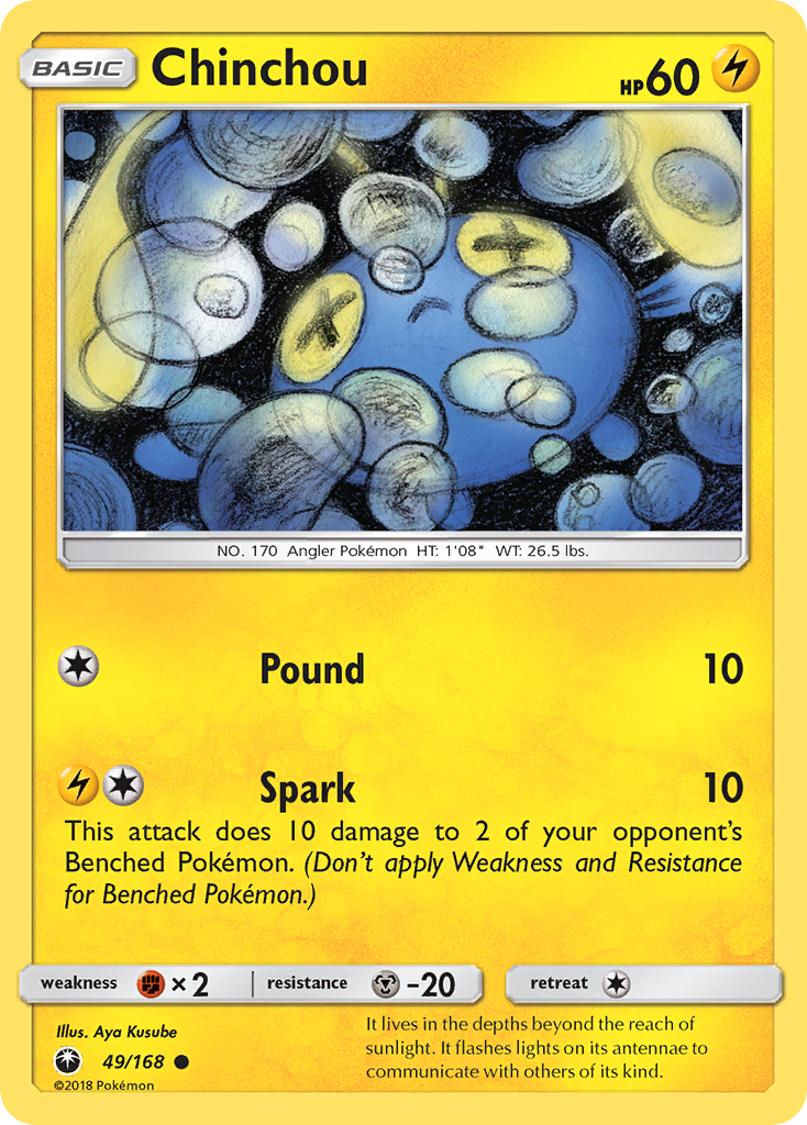 Chinchou (49/168) [Sun & Moon: Celestial Storm] | Good Games Cannington