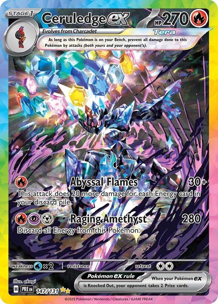 Ceruledge ex (147/131) [Scarlet & Violet: Prismatic Evolutions] | Good Games Cannington