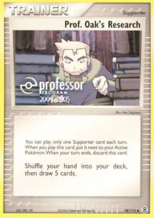 Prof Oaks Research (98/112) (2004 2005) [Professor Program Promos] | Good Games Cannington