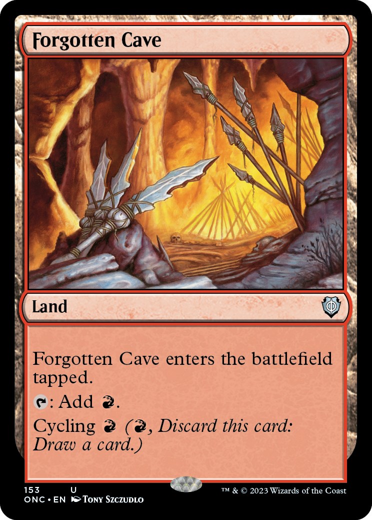 Forgotten Cave [Phyrexia: All Will Be One Commander] | Good Games Cannington