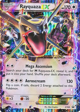 Rayquaza EX (XY69) (Jumbo Card) [XY: Black Star Promos] | Good Games Cannington