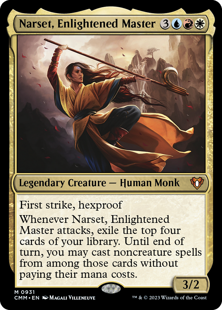 Narset, Enlightened Master [Commander Masters] | Good Games Cannington