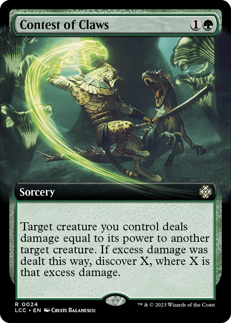 Contest of Claws (Extended Art) [The Lost Caverns of Ixalan Commander] | Good Games Cannington