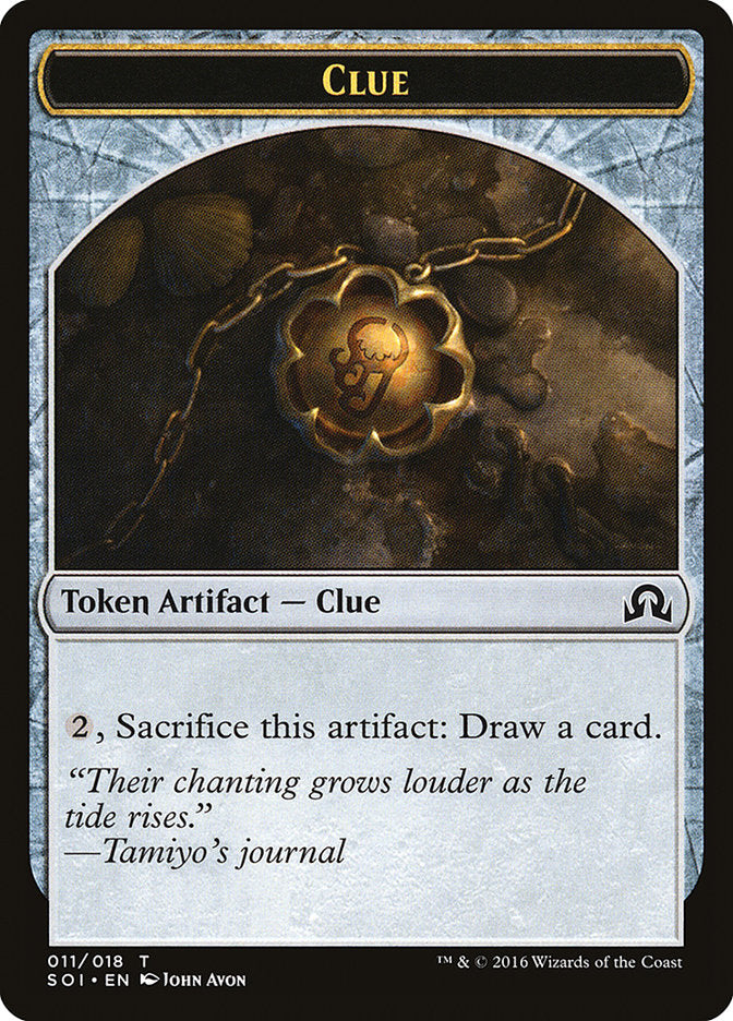 Clue Token (011/018) [Shadows over Innistrad Tokens] | Good Games Cannington