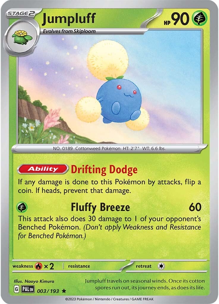 Jumpluff (003/193) [Scarlet & Violet: Paldea Evolved] | Good Games Cannington
