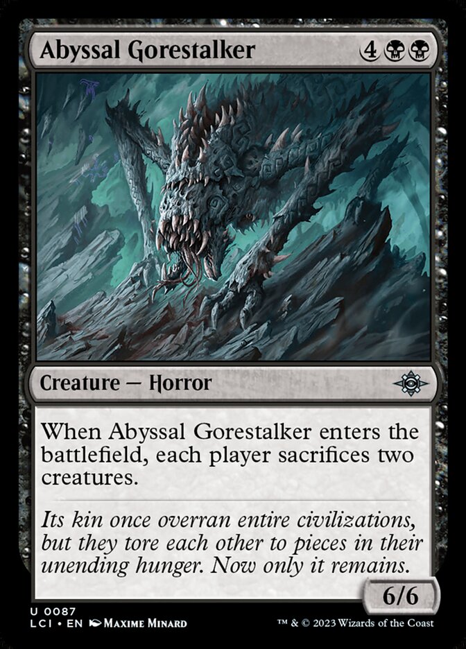 Abyssal Gorestalker 87/291 (The Lost Caverns of Ixalan)  | Good Games Cannington