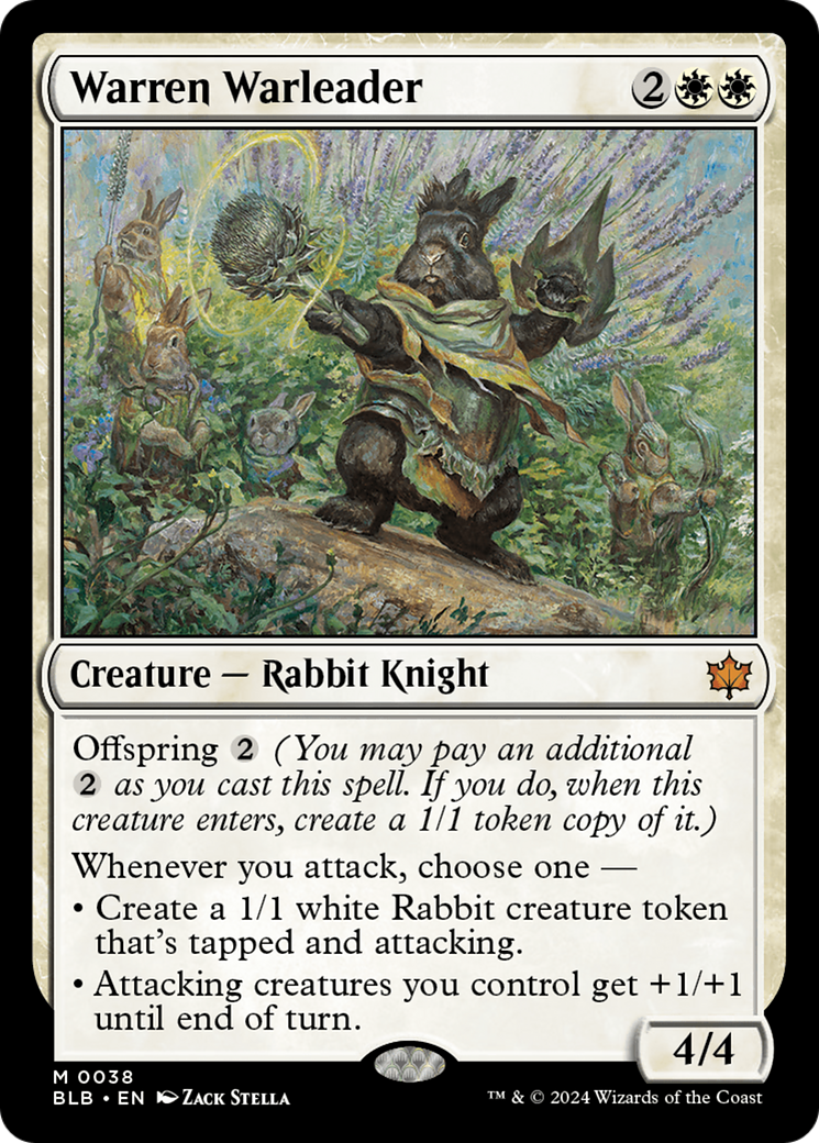 Warren Warleader [Bloomburrow] | Good Games Cannington