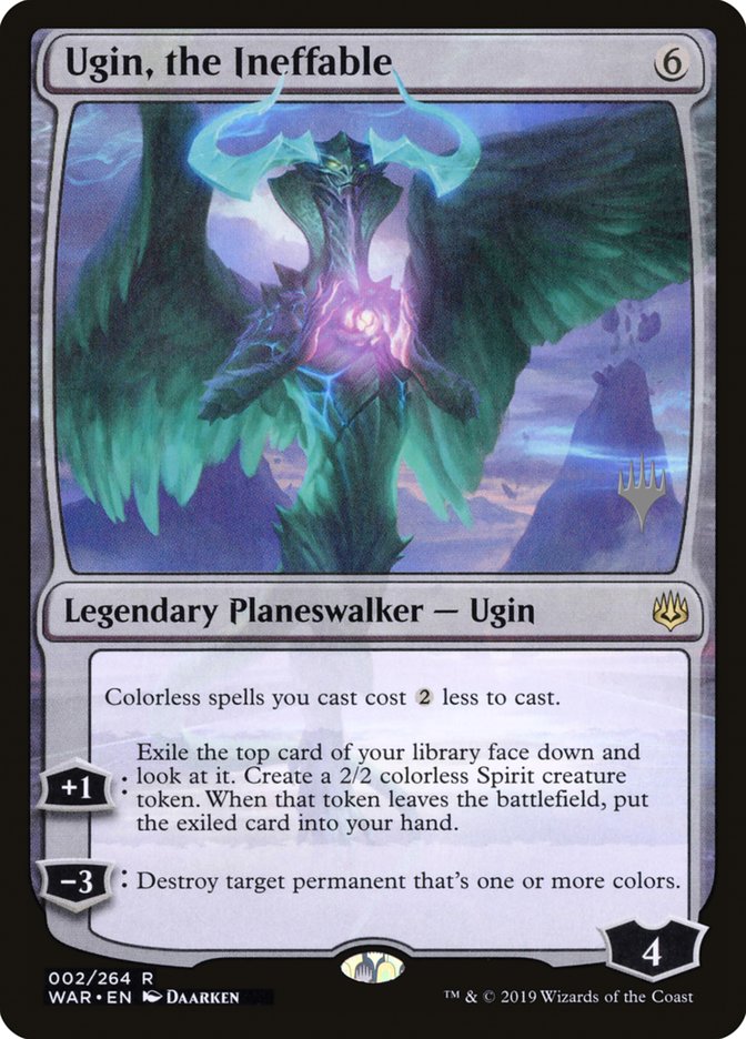 Ugin, the Ineffable (Promo Pack) [War of the Spark Promos] | Good Games Cannington