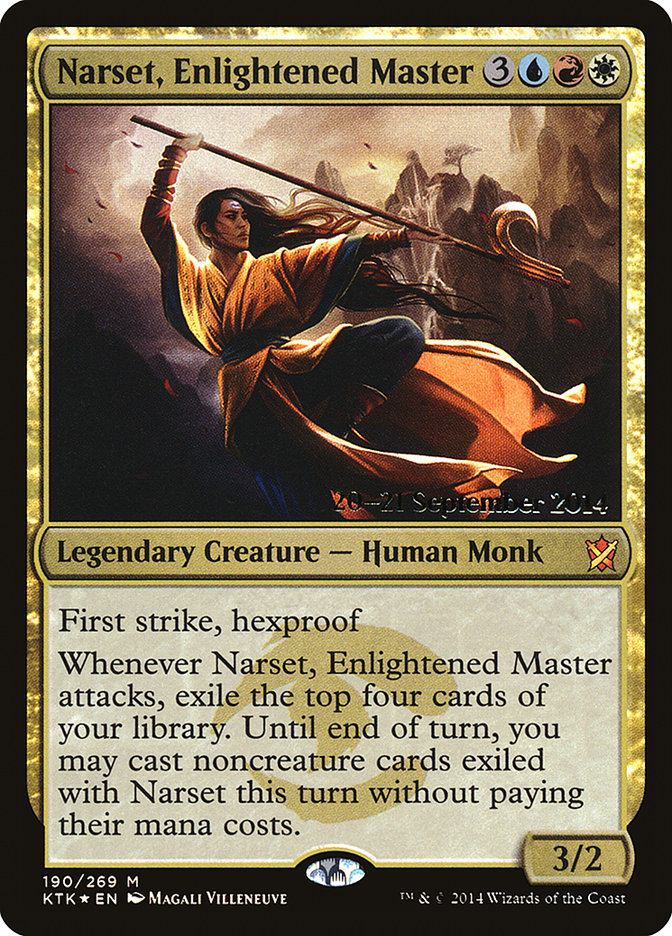 Narset, Enlightened Master [Khans of Tarkir Prerelease Promos] | Good Games Cannington