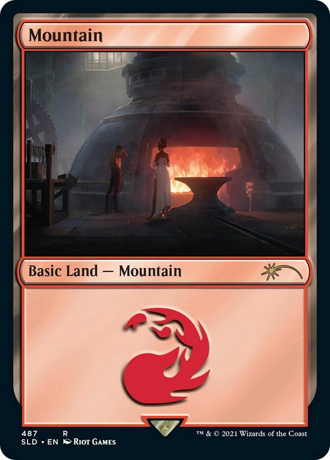 Mountain (487) [Secret Lair Drop Series] | Good Games Cannington