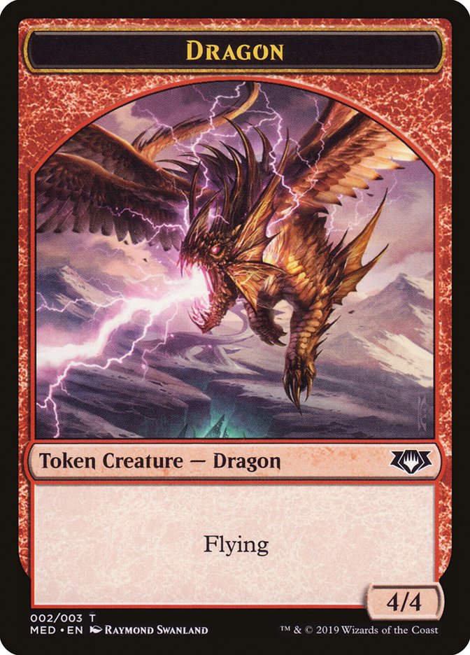 Dragon Token [Mythic Edition Tokens] | Good Games Cannington
