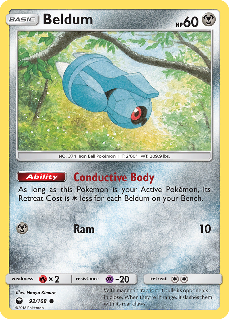 Beldum (92/168) [Sun & Moon: Celestial Storm] | Good Games Cannington