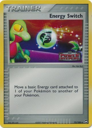 Energy Switch (75/108) (Stamped) [EX: Power Keepers] | Good Games Cannington