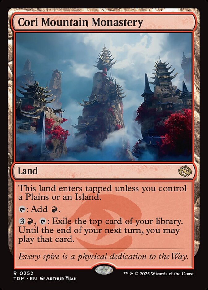 Cori Mountain Monastery 252 (Tarkir: Dragonstorm)  | Good Games Cannington