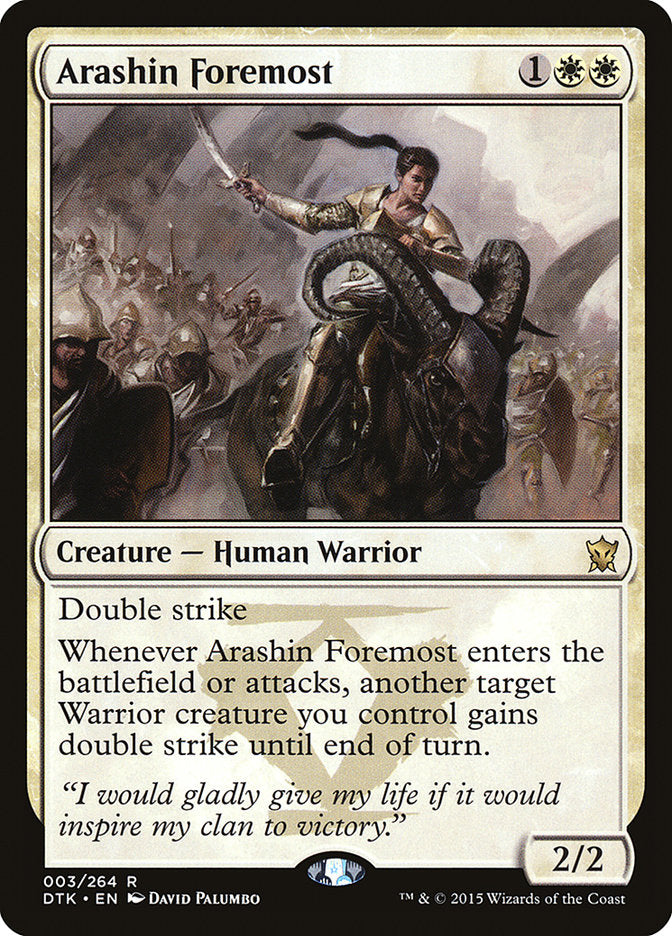 Arashin Foremost 3/264 (Dragons of Tarkir)  | Good Games Cannington