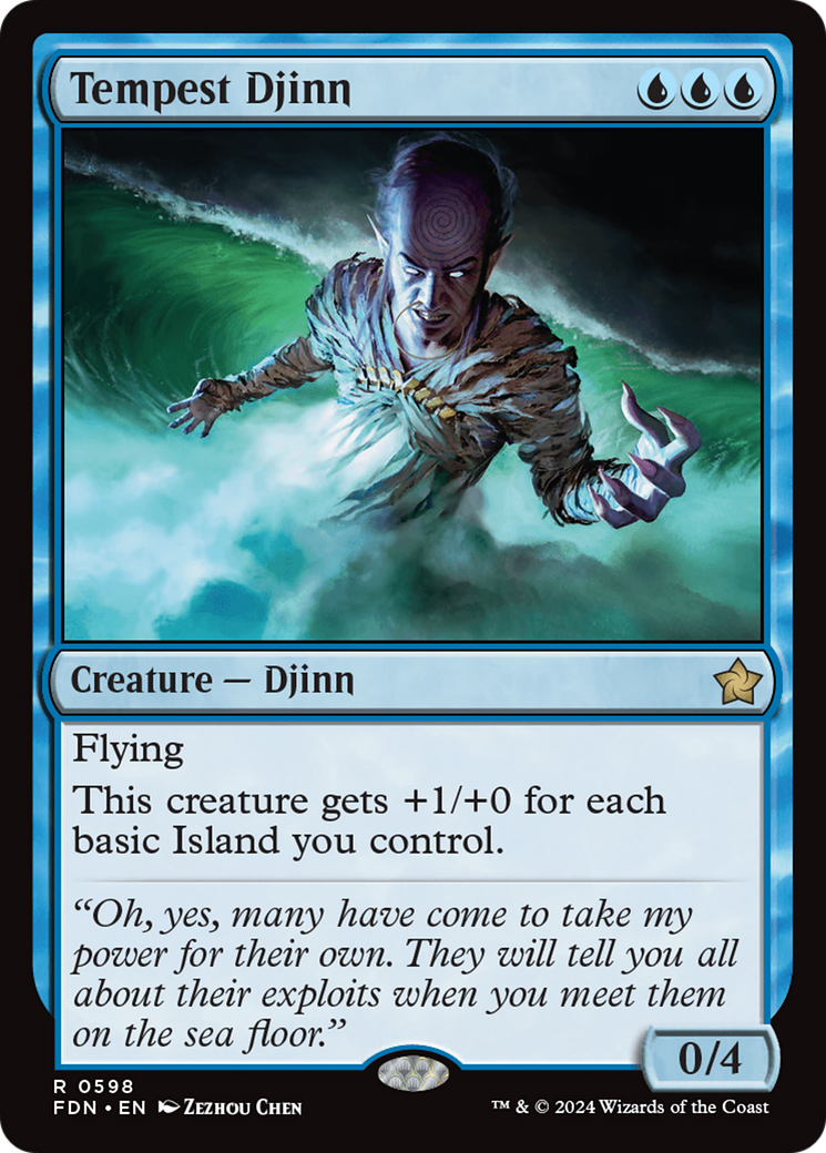 Tempest Djinn [Foundations] | Good Games Cannington