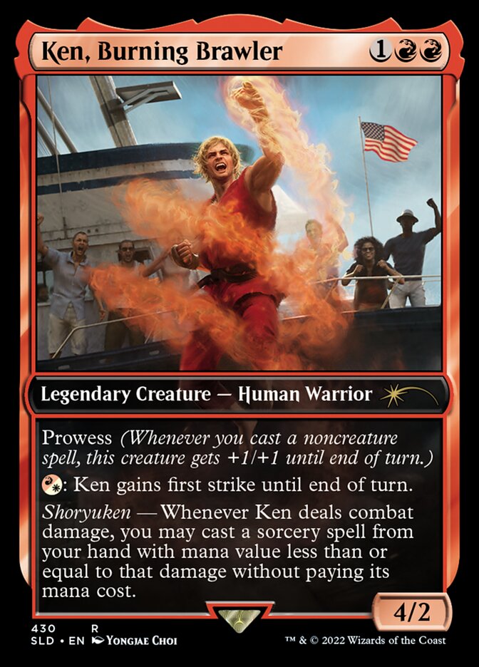 Ken, Burning Brawler [Secret Lair Drop Series] | Good Games Cannington