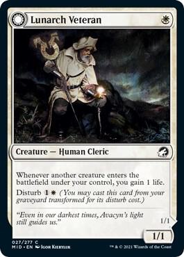 Lunarch Veteran 27 (Innistrad: Midnight Hunt)  | Good Games Cannington