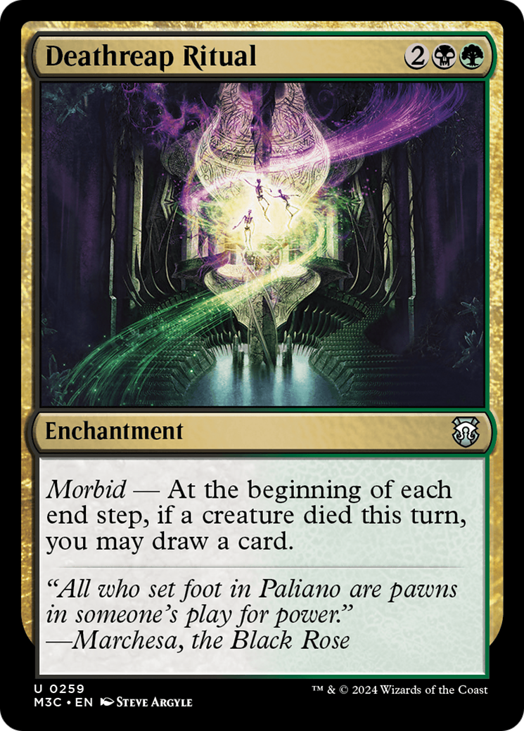 Deathreap Ritual (Ripple Foil) [Modern Horizons 3 Commander] | Good Games Cannington
