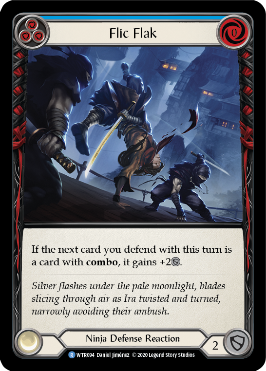 Flic Flak (Blue) [U-WTR094] (Welcome to Rathe Unlimited)  Unlimited Rainbow Foil | Good Games Cannington