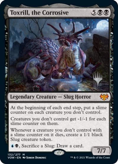 Toxrill, the Corrosive (Promo Pack) [Innistrad: Crimson Vow Promos] | Good Games Cannington