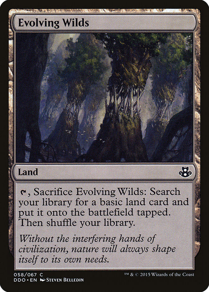 Evolving Wilds [Duel Decks: Elspeth vs. Kiora] | Good Games Cannington