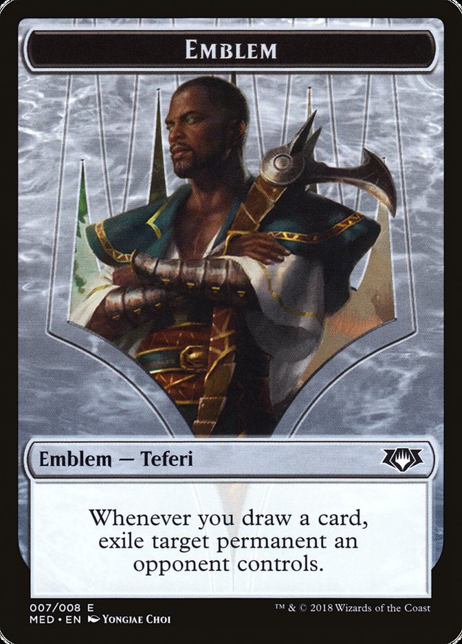 Teferi, Hero of Dominaria Emblem [Mythic Edition Tokens] | Good Games Cannington