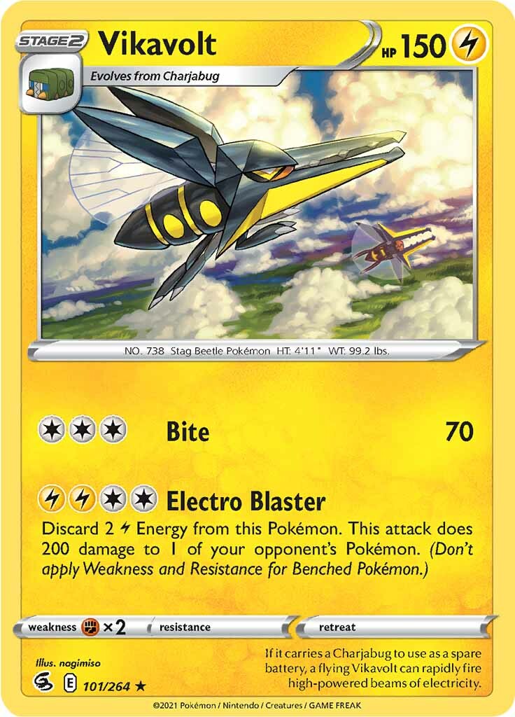Vikavolt (101/264) [Sword & Shield: Fusion Strike] | Good Games Cannington