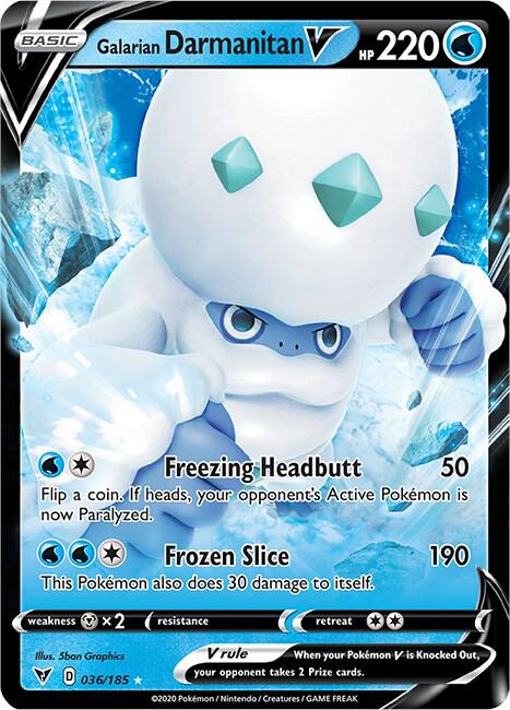 Galarian Darmanitan V (SWSH04: Vivid Voltage)  - Holofoil | Good Games Cannington