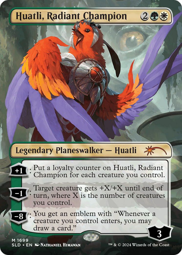 Huatli, Radiant Champion (Rainbow Foil) [Secret Lair Drop Series] | Good Games Cannington