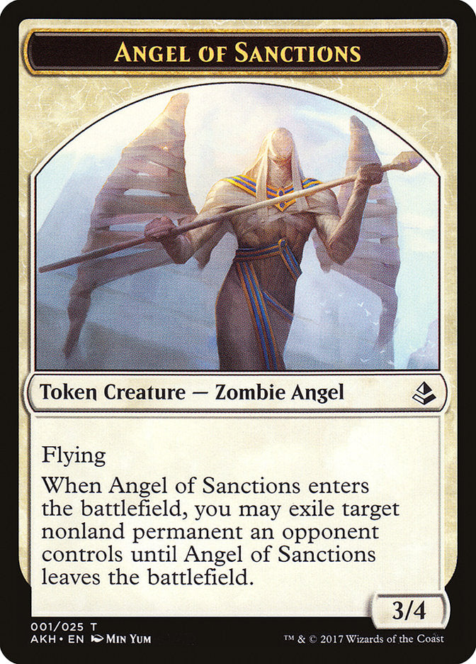 Angel of Sanctions // Drake Double-Sided Token [Amonkhet Tokens] | Good Games Cannington