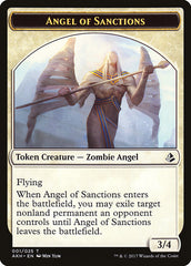 Angel of Sanctions // Drake Double-Sided Token [Amonkhet Tokens] | Good Games Cannington
