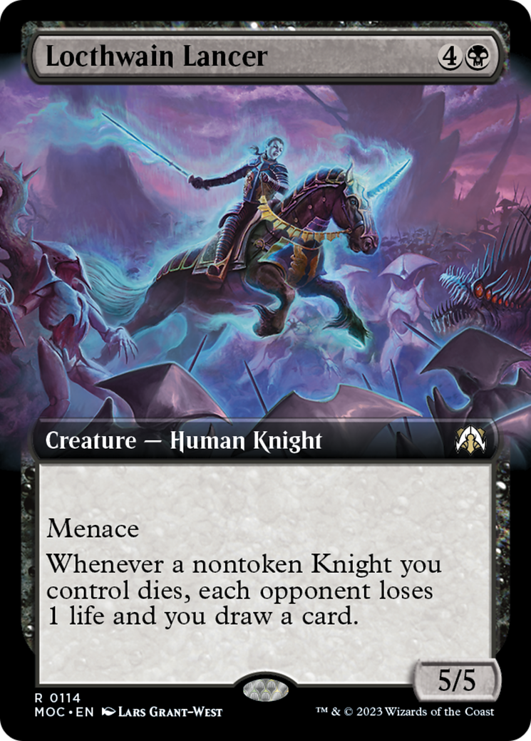 Locthwain Lancer (Extended Art) [March of the Machine Commander] | Good Games Cannington
