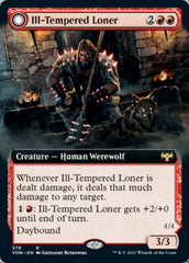 Ill-Tempered Loner // Howlpack Avenger (Extended Art) [Innistrad: Crimson Vow] | Good Games Cannington